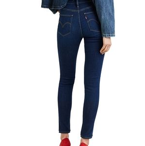 Levi's 720 High Rise Super Skinny Dark Wash Jeans
